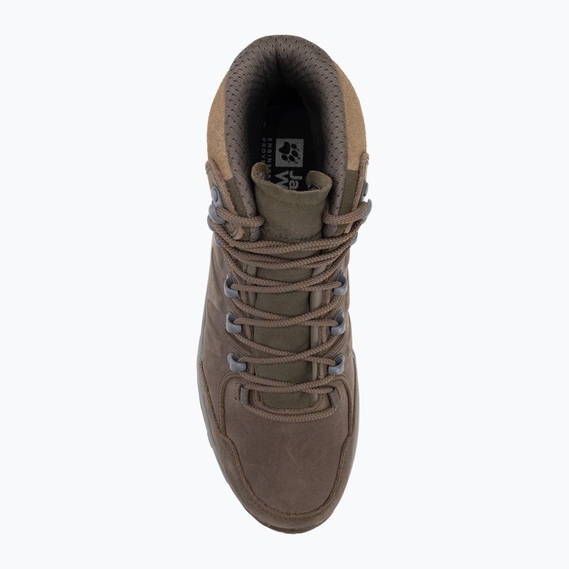 Buty trekkingowe męskie Jack Wolfskin Refugio Prime Texapore Mid cold coffe 5