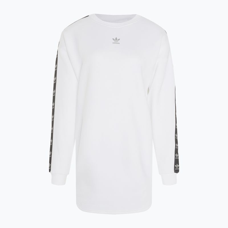 Sukienka adidas Crew Long Sleeve white