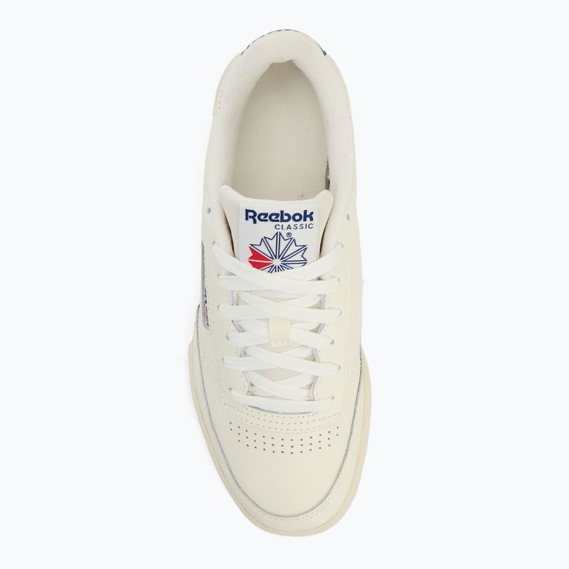 Buty Reebok Club C 85 chalk/chalk/classic cobalt 5