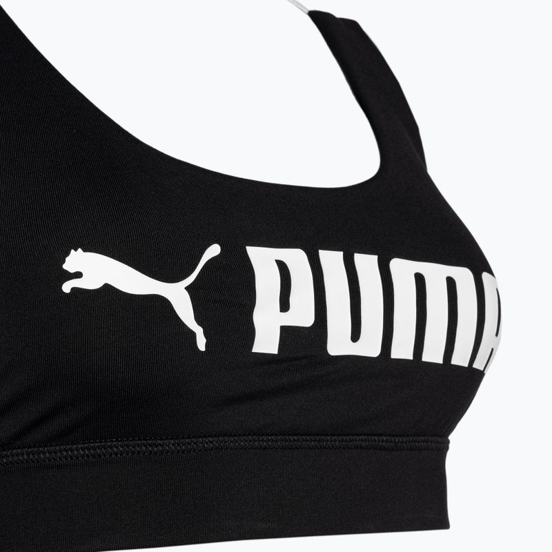 Biustonosz treningowy PUMA Mid Impact Fit puma black 3