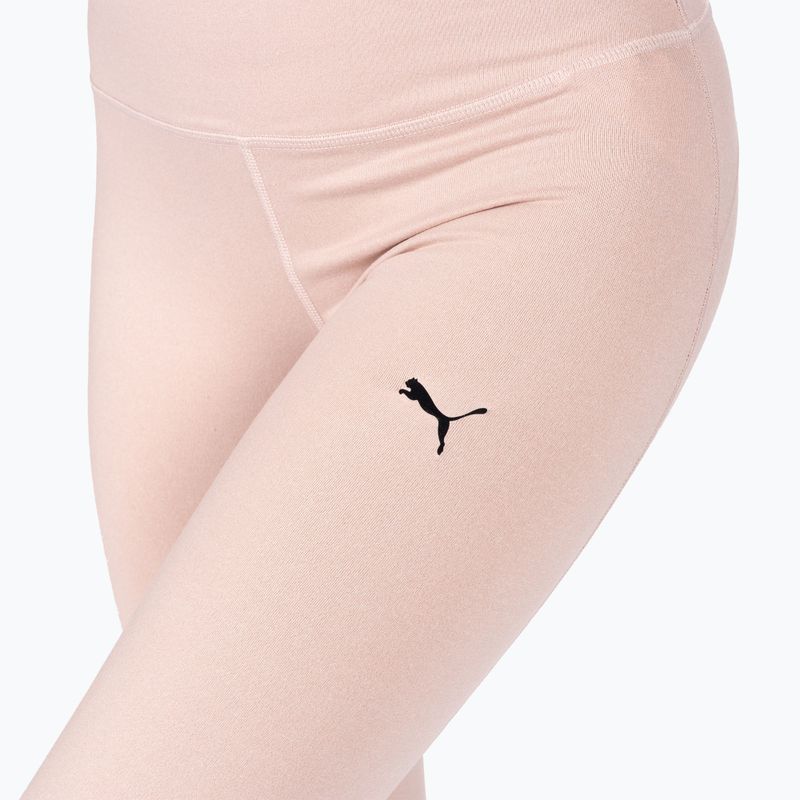 Legginsy treningowe damskie PUMA Studio Foundation 7/8 Tight rose quartz heather 4