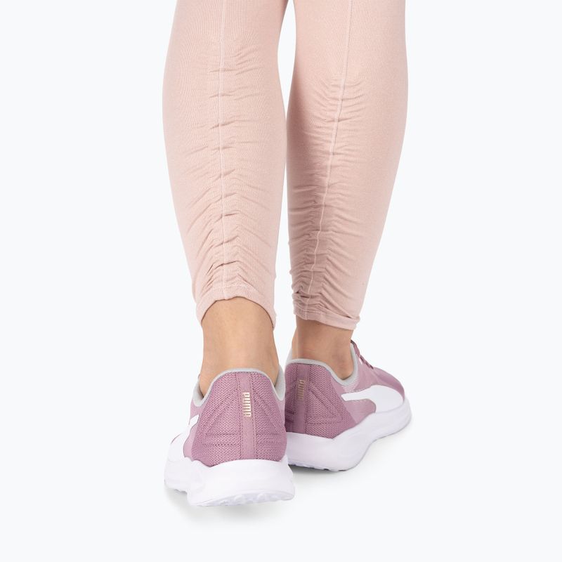 Legginsy treningowe damskie PUMA Studio Foundation 7/8 Tight rose quartz heather 5