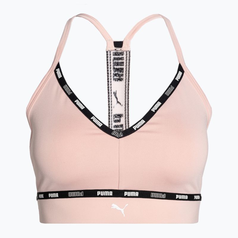 Biustonosz treningowy PUMA Low Impact Strong Strappy rose dust