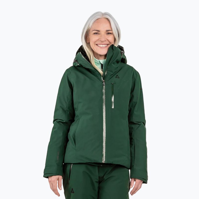 Kurtka narciarska damska Schöffel Nollen dark jade
