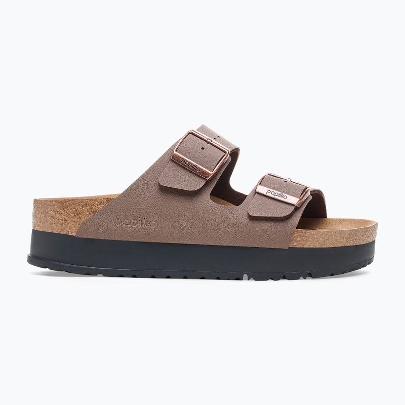 Klapki BIRKENSTOCK x Papillio Arizona Flex Platform Birko-Flor Narrow mocca 9