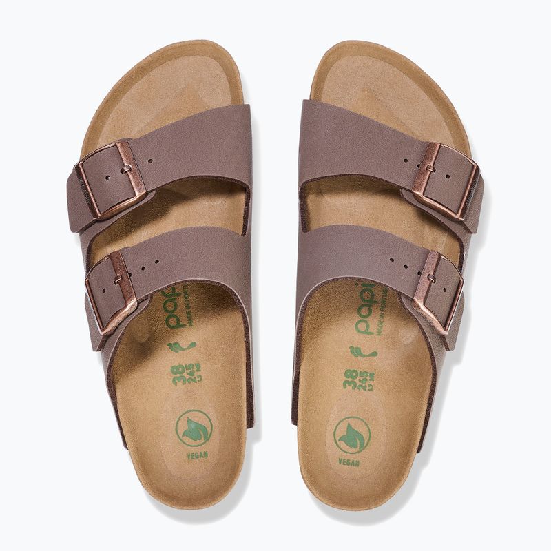 Klapki BIRKENSTOCK x Papillio Arizona Flex Platform Birko-Flor Narrow mocca 10