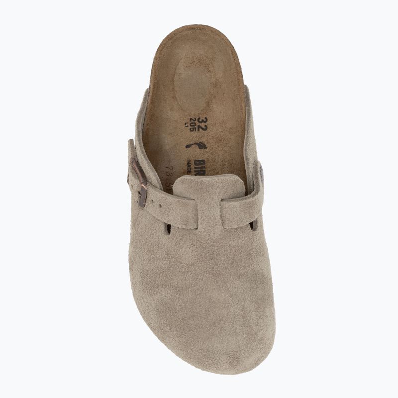 Klapki dziecięce BIRKENSTOCK Boston Kids Narrow taupe 5