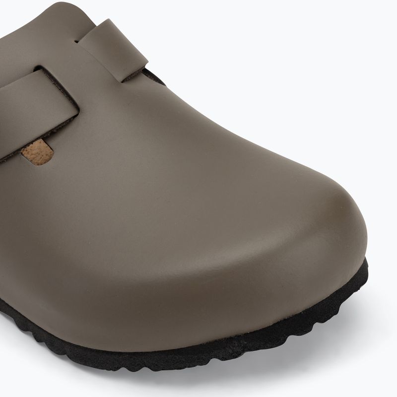 Klapki BIRKENSTOCK Boston NL Regular smooth leather concrete gray 7
