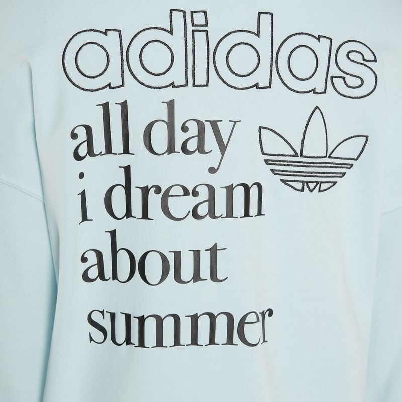 Bluza damska adidas Graphic almost blue 4