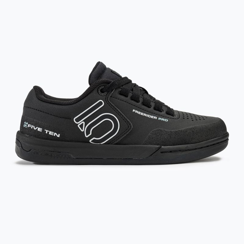 Buty rowerowe platformy damskie adidas FIVE TEN Freerider Pro core black/crystal white/acid mint 2