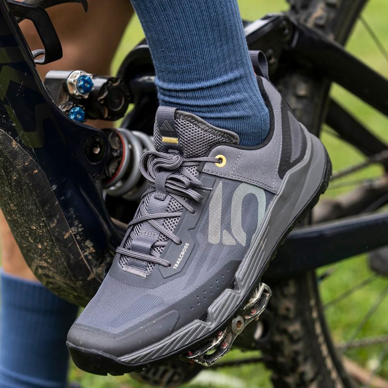 Buty rowerowe platformy męskie adidas FIVE TEN Trailcross LT charcoal/putty grey/oat 10
