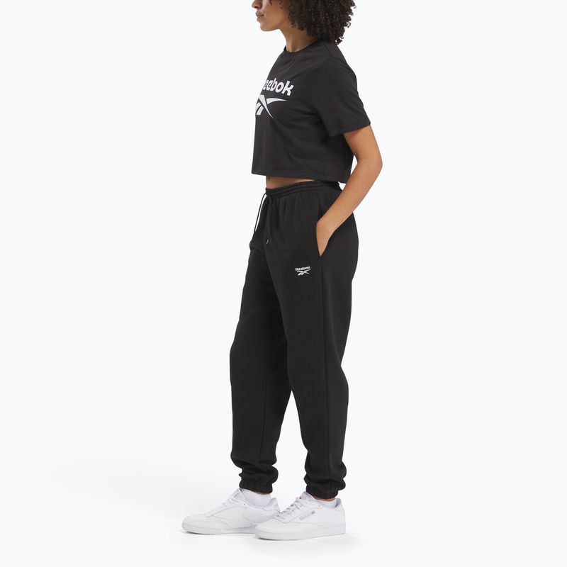 Koszulka damska Reebok Identity Big Logo Crop Tee black 2