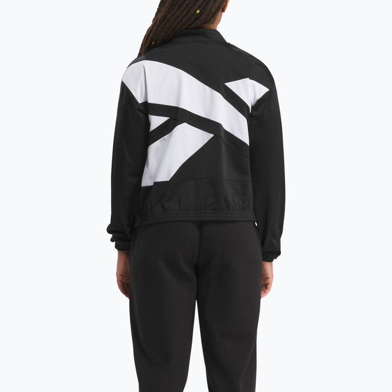Kurtka treningowa damska Reebok Identity Back Vector Tricot Track black 2