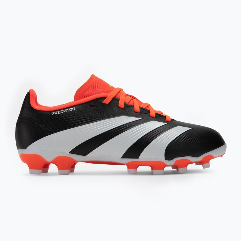 Buty piłkarskie dziecięce adidas Predator League MG core black/cloud white/solar red 2