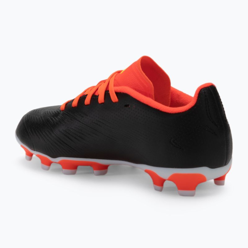 Buty piłkarskie dziecięce adidas Predator League MG core black/cloud white/solar red 3