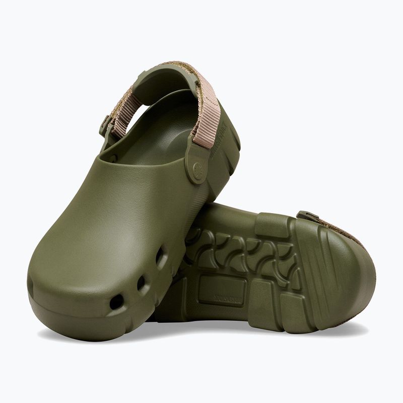 Klapki BIRKENSTOCK Birki Flow TEX EVA Regular khaki/gray taupe 9
