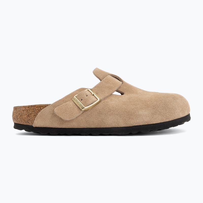 Klapki BIRKENSTOCK Boston Suede Leather sandcastle 2