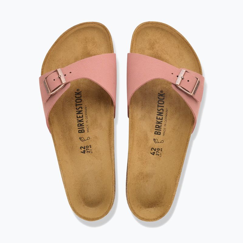 Klapki damskie BIRKENSTOCK Madrid Birkibuc Narrow pink clay 11