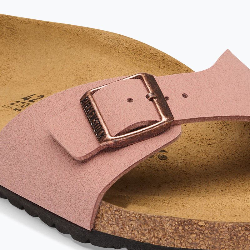Klapki damskie BIRKENSTOCK Madrid Birkibuc Narrow pink clay 13