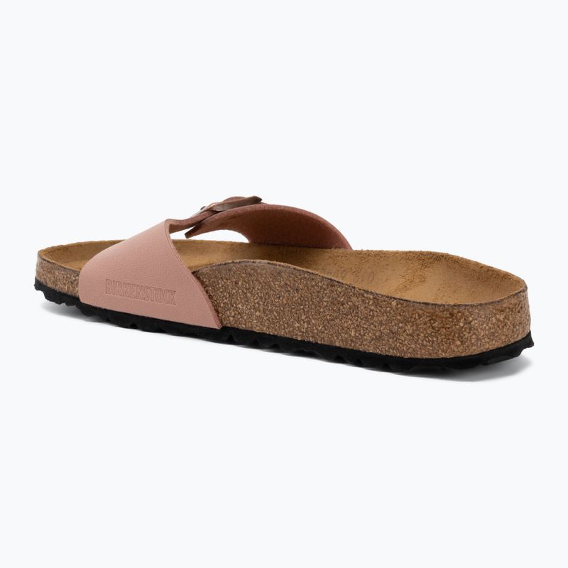 Klapki damskie BIRKENSTOCK Madrid Birkibuc Narrow pink clay 3