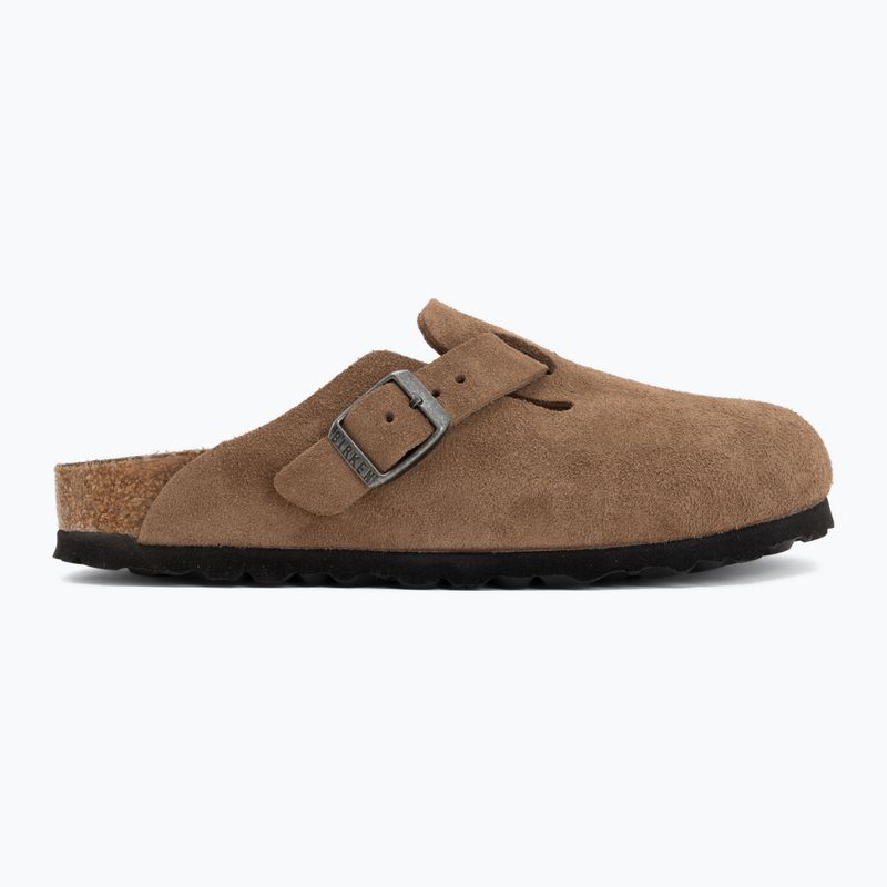 Klapki BIRKENSTOCK Boston Suede Leather dark tea 2