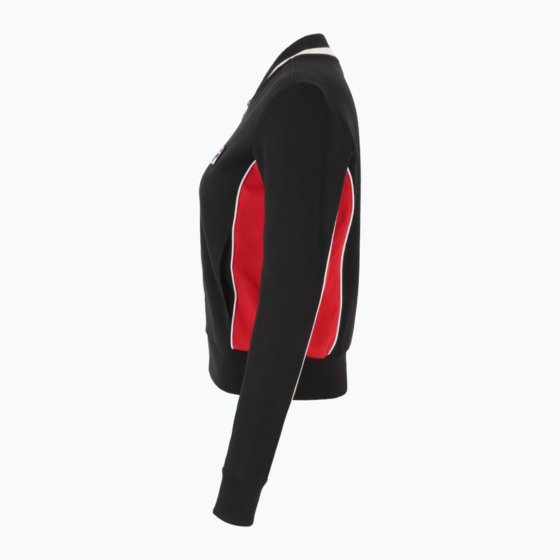 Bluza damska FILA Settanta Track black/true red 3