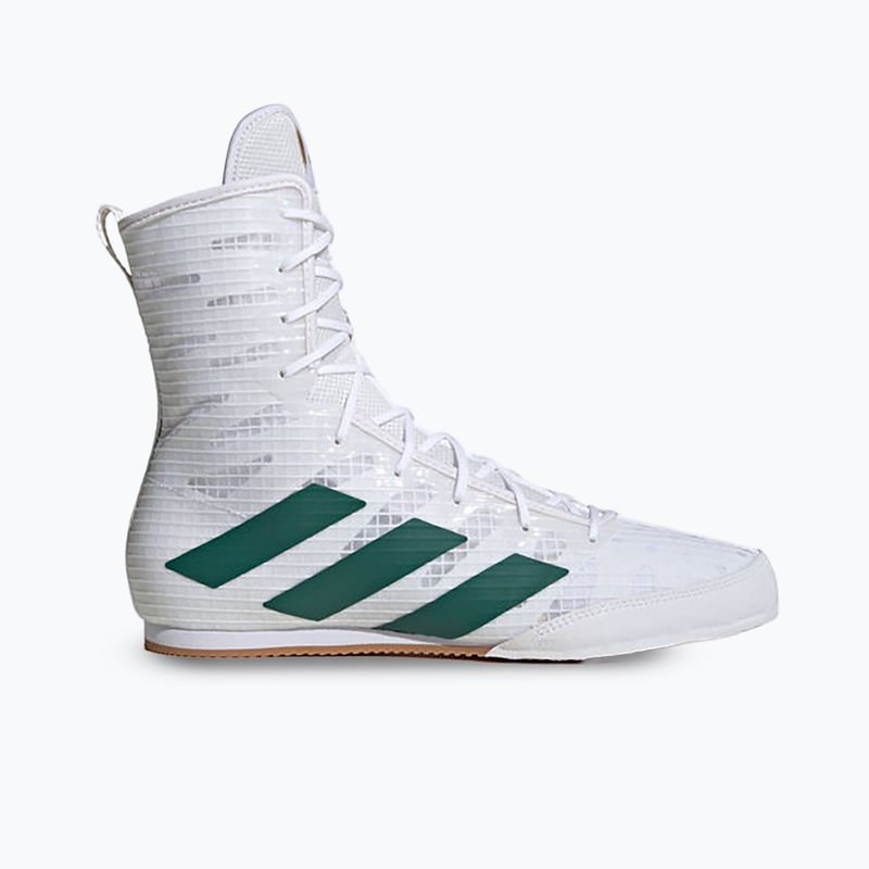 Buty bokserskie adidas Box Hog 4 cloud white/collegiate green/core black 10