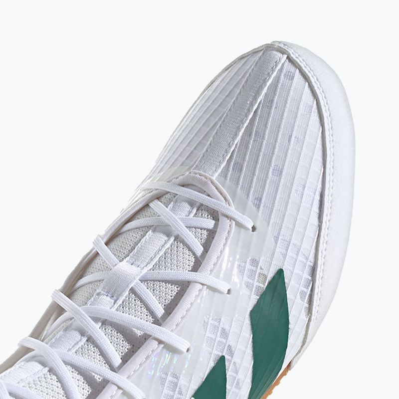 Buty bokserskie adidas Box Hog 4 cloud white/collegiate green/core black 15