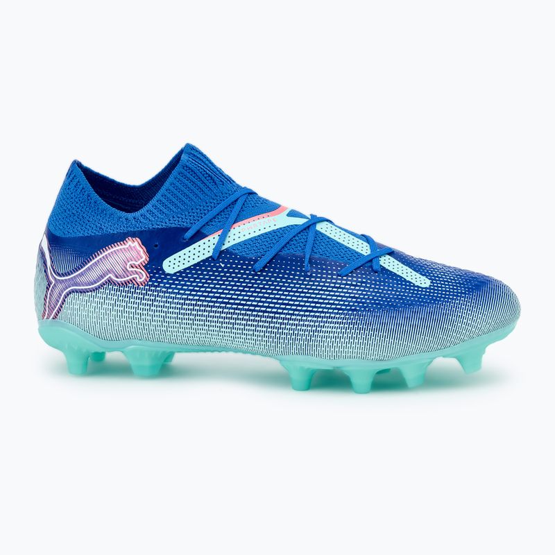 Buty piłkarskie męskie PUMA Future 7 Pro FG/AG bluemazing/puma white/electric peppermint 2