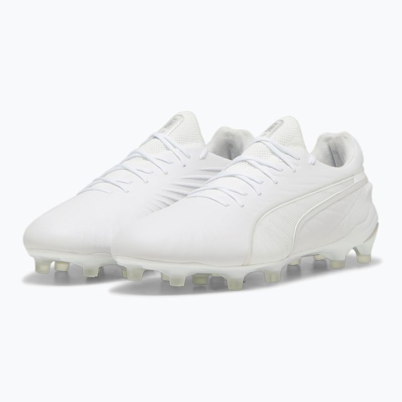 Buty piłkarskie PUMA King Ultimate FG/AG puma white/puma silver 8