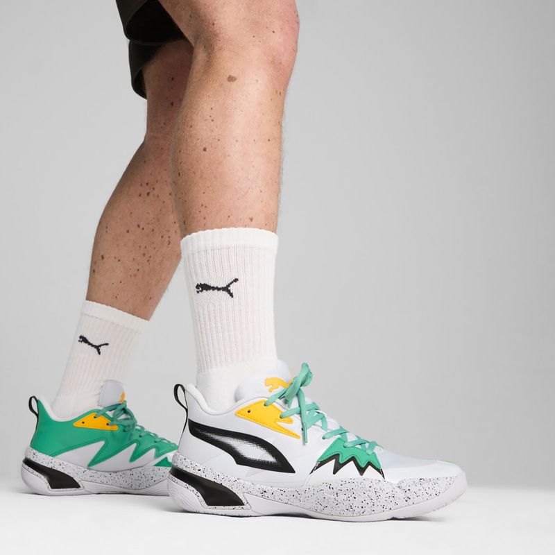 Buty do koszykówki męskie PUMA Genetics Speckle puma black/silver mist/jade frost 4