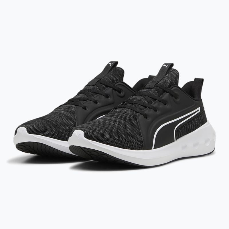 Buty do biegania PUMA Softride Carson Knit puma black/puma white 8