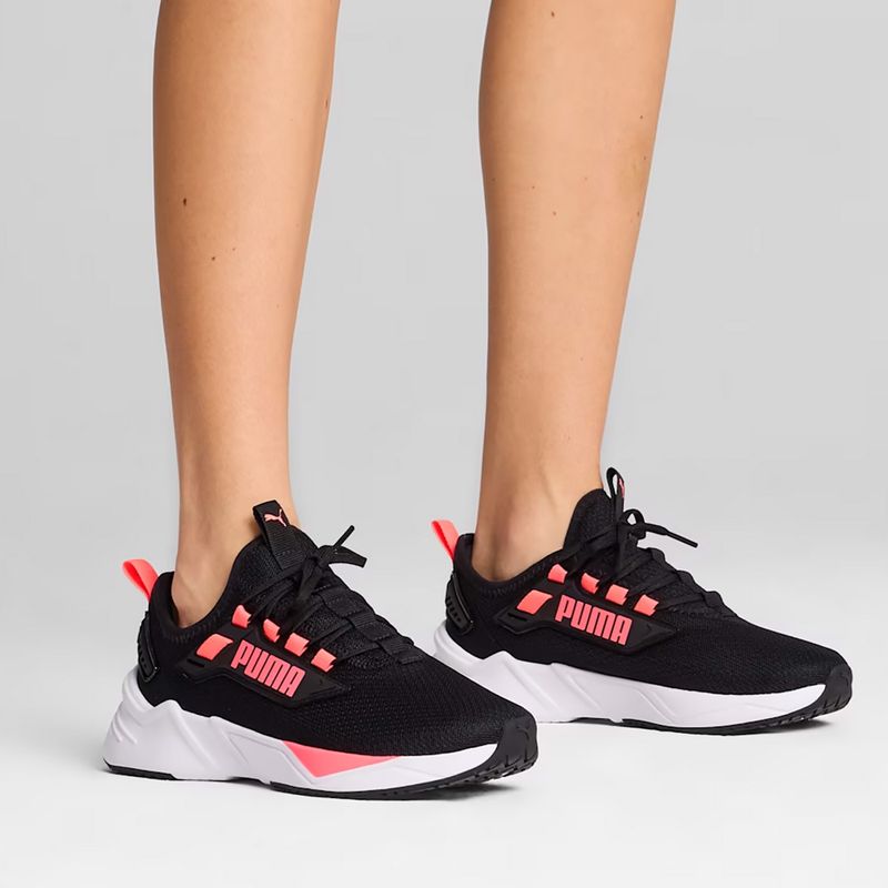Buty do biegania PUMA Retaliate 3 puma black/puma white/sunset glow 3