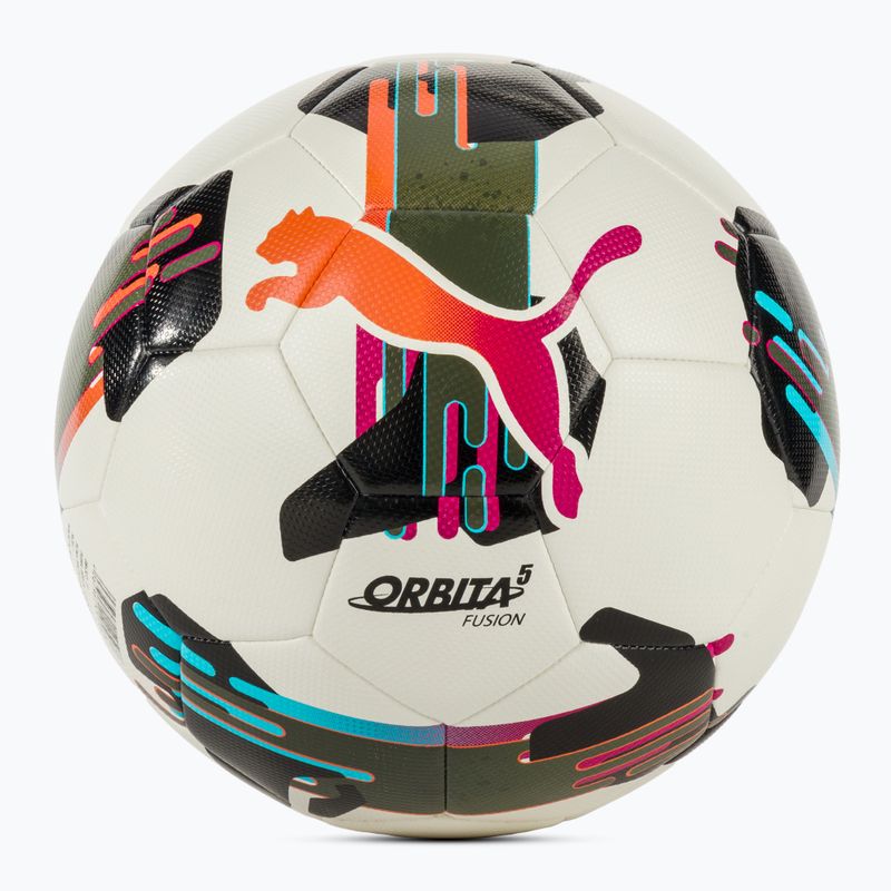 Piłka do piłki nożnej PUMA Orbita 5 Fusion puma white/multicolor rozmiar 3