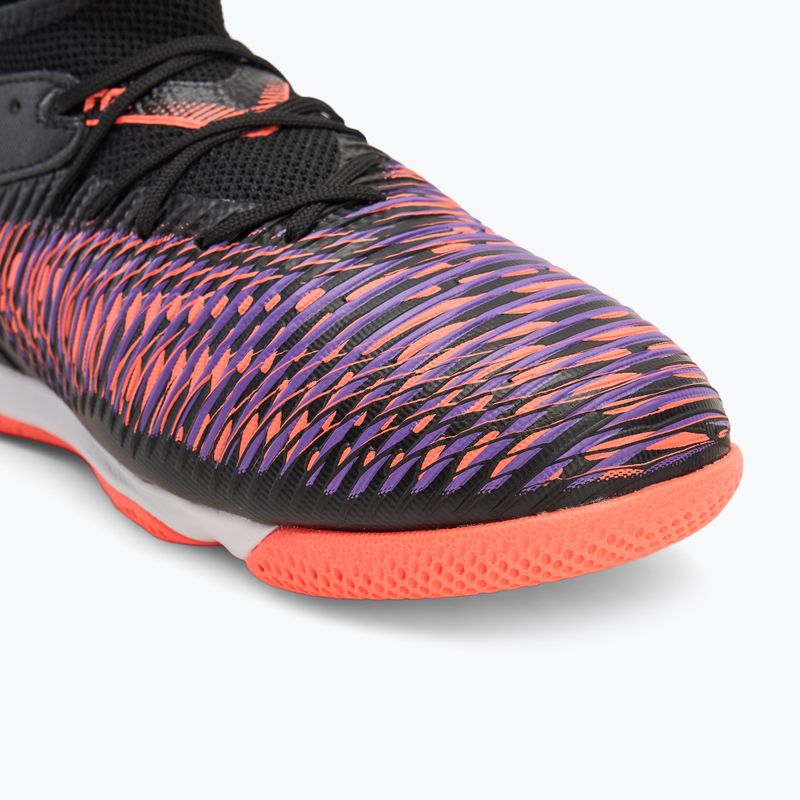 Buty piłkarskie dziecięce PUMA Future 8 Match IT + Mid puma black/ puma white/ glowing red 7