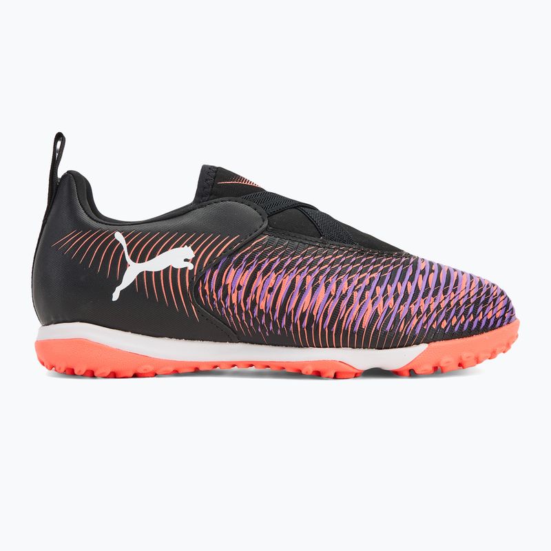 Buty piłkarskie dziecięce PUMA Future 8 Match LL TT + Mid puma black/ puma white/ glowing red 2