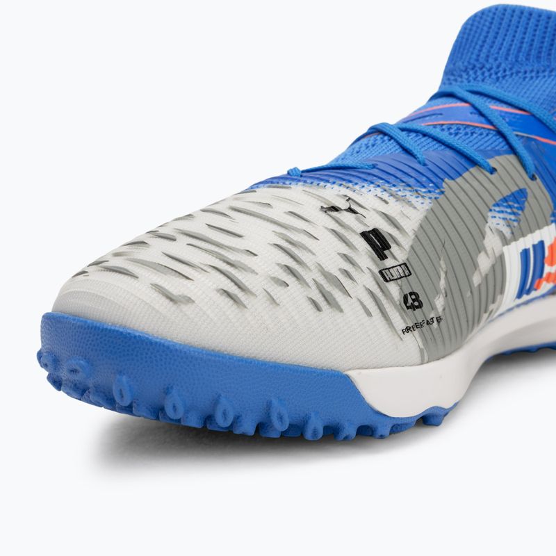 Buty piłkarskie męskie PUMA Future 8 Match Forever TT white/ultra blue/feather gray/puma black/glowing red 7