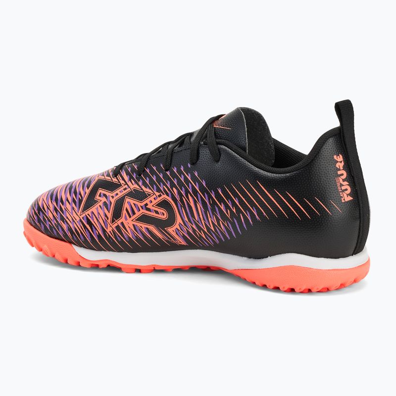 Buty piłkarskie dziecięce PUMA Future 8 Play TT + Mid puma black/ puma white/ glowing red 3