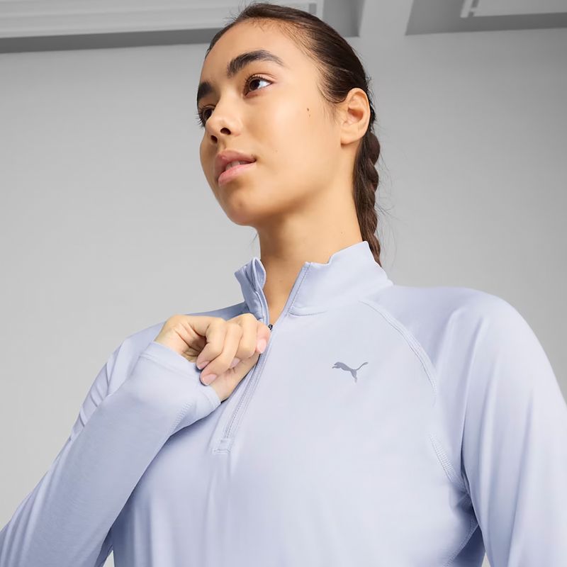 Bluza do biegania damska PUMA Run Velocity Cloudspun 1/4 Zip cool weather/heather 6
