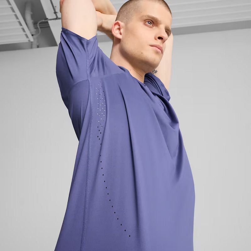 Koszulka do biegania męska PUMA Run Cloudspun Tee blue crystal 7