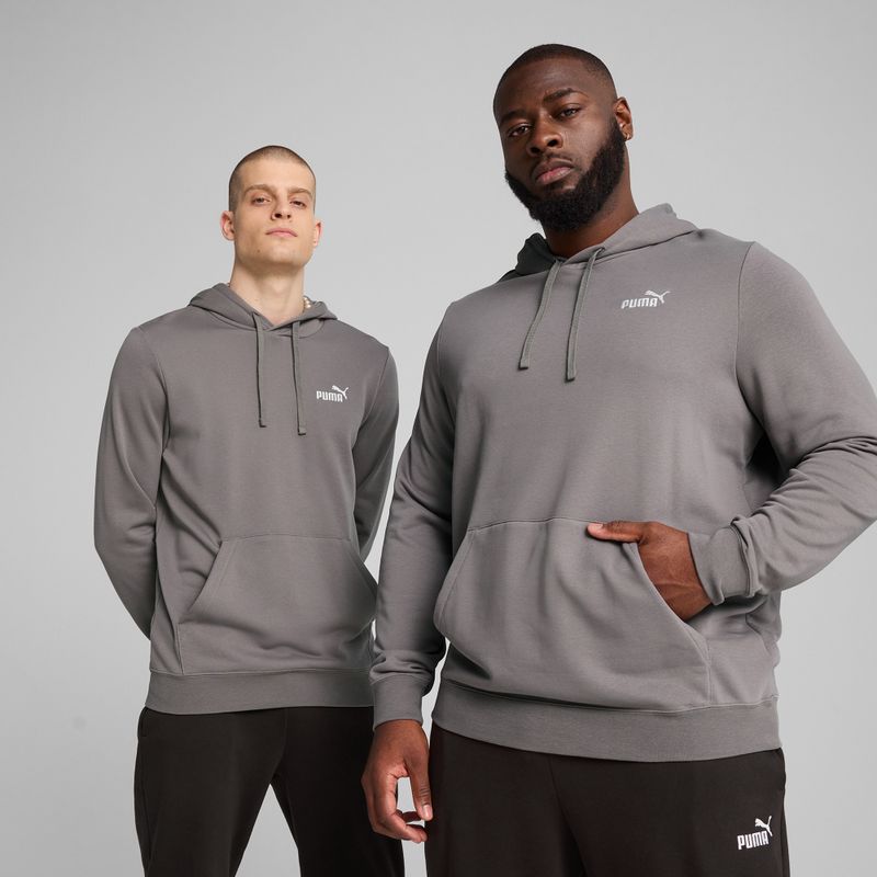 Bluza męska PUMA ESS Small No. 1 Logo Hoodie TR cast iron 3