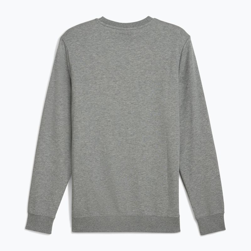 Bluza męska PUMA ESS No. 1 Logo Crew TR medium gray heather 2