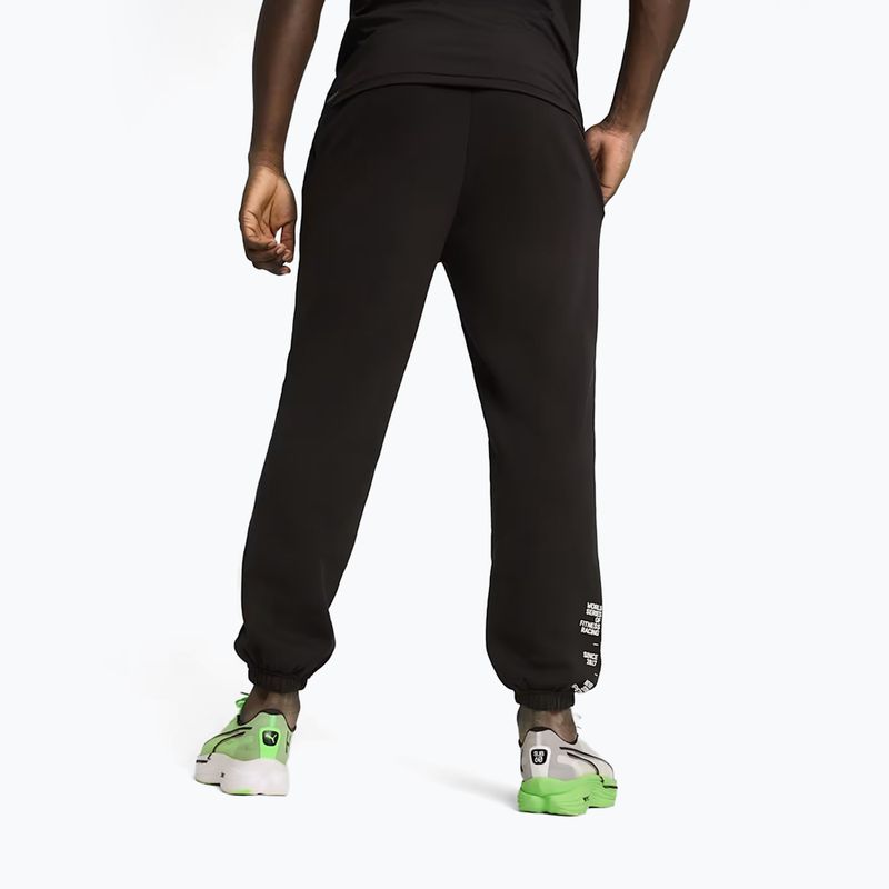 Spodnie męskie PUMA x HYROX Fleece black 2