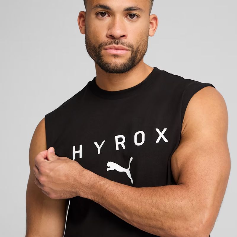 Koszulka treningowa męska PUMA x HYROX Cutoff Tank black 5