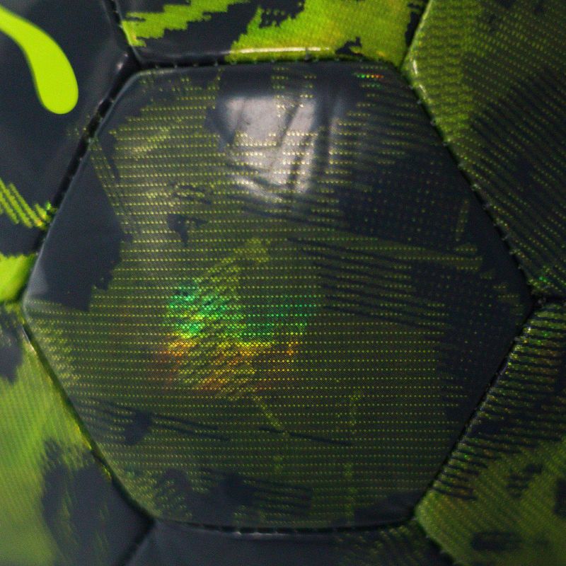 Piłka do piłki nożnej PUMA Cup Graphic yellow alert/green glare/galactic grey rozmiar 5 3