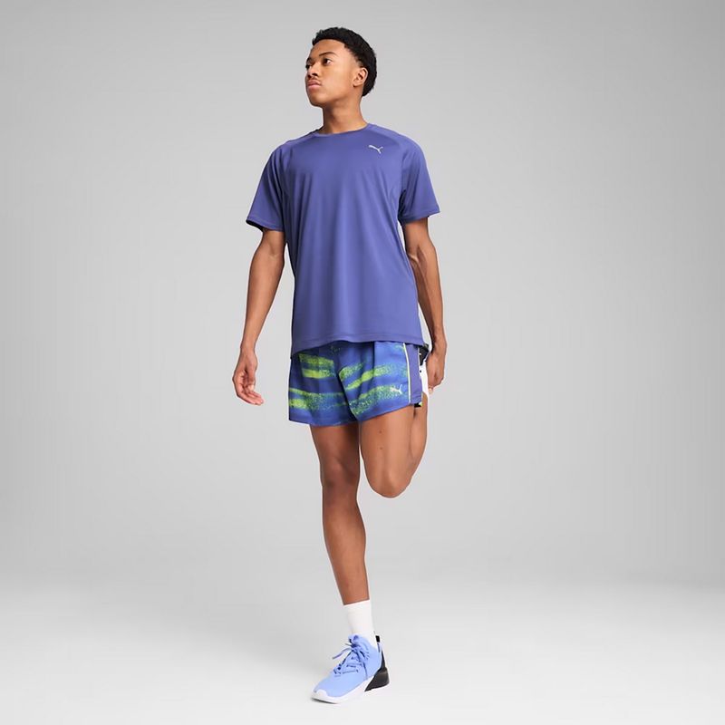 Koszulka do biegania męska PUMA Run Velocity Tee Poly blue crystal 4