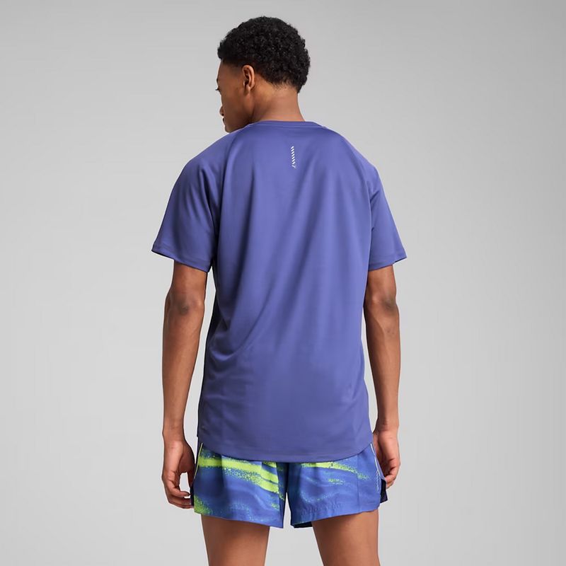 Koszulka do biegania męska PUMA Run Velocity Tee Poly blue crystal 5