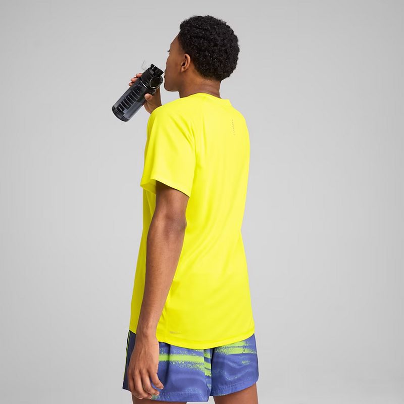 Koszulka do biegania męska PUMA Run Velocity Tee Poly lemon sherbert 5
