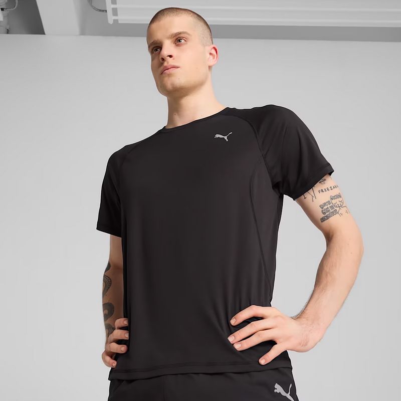 Koszulka do biegania męska PUMA Run Velocity Tee Poly puma black 3