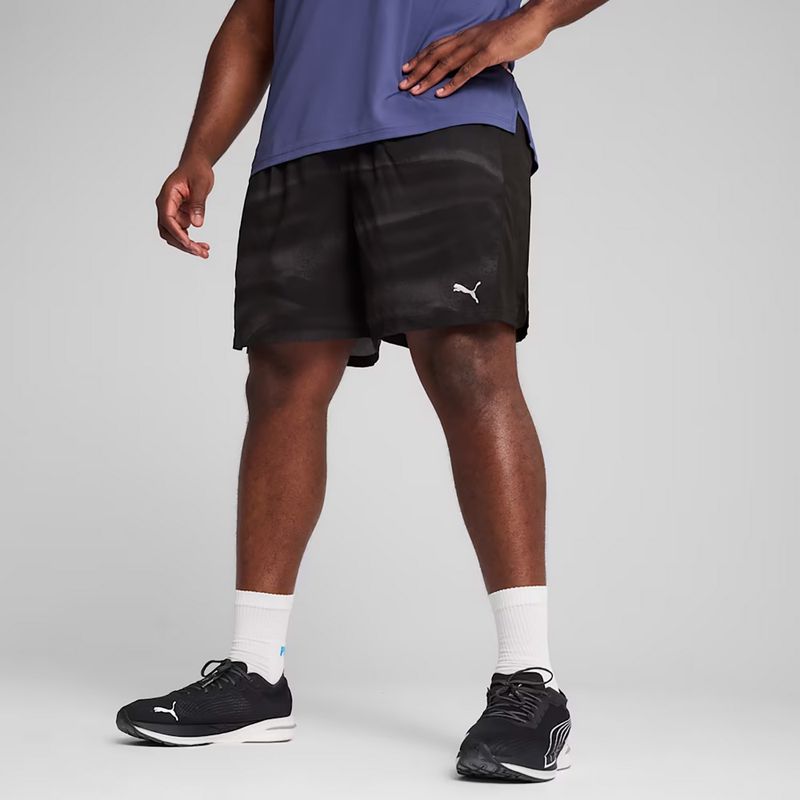 Spodenki so biegania męskie PUMA Run Velocity AOP 7" puma black 4